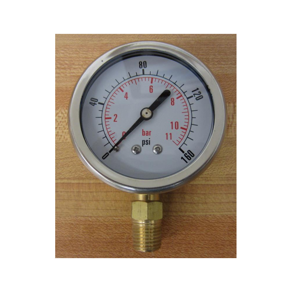 Dynamic Fluid CF1P-010A Gauge CF1P010A 0-160PSI