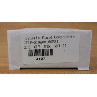 Dynamic Fluid CF1P-010A Gauge CF1P010A 0-160PSI
