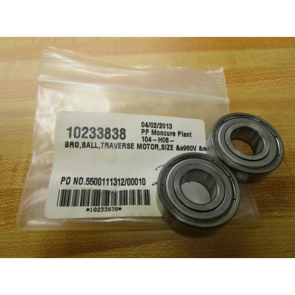 WB 6202-Z Bearing 6202Z (Pack of 2)