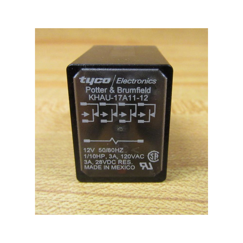 Potter & Brumfield KHUA-17A11-12 Relay KHUA17A1112 - New No Box