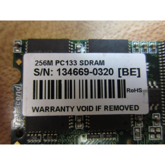Transcend 256M PC133 SDRAM Memory Board - Used