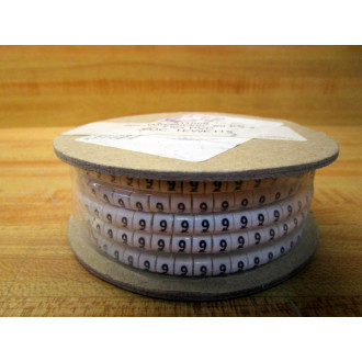 Plastic Extruded Parts 411869 Wire Marker FS-4 9 (Pack of 1000)