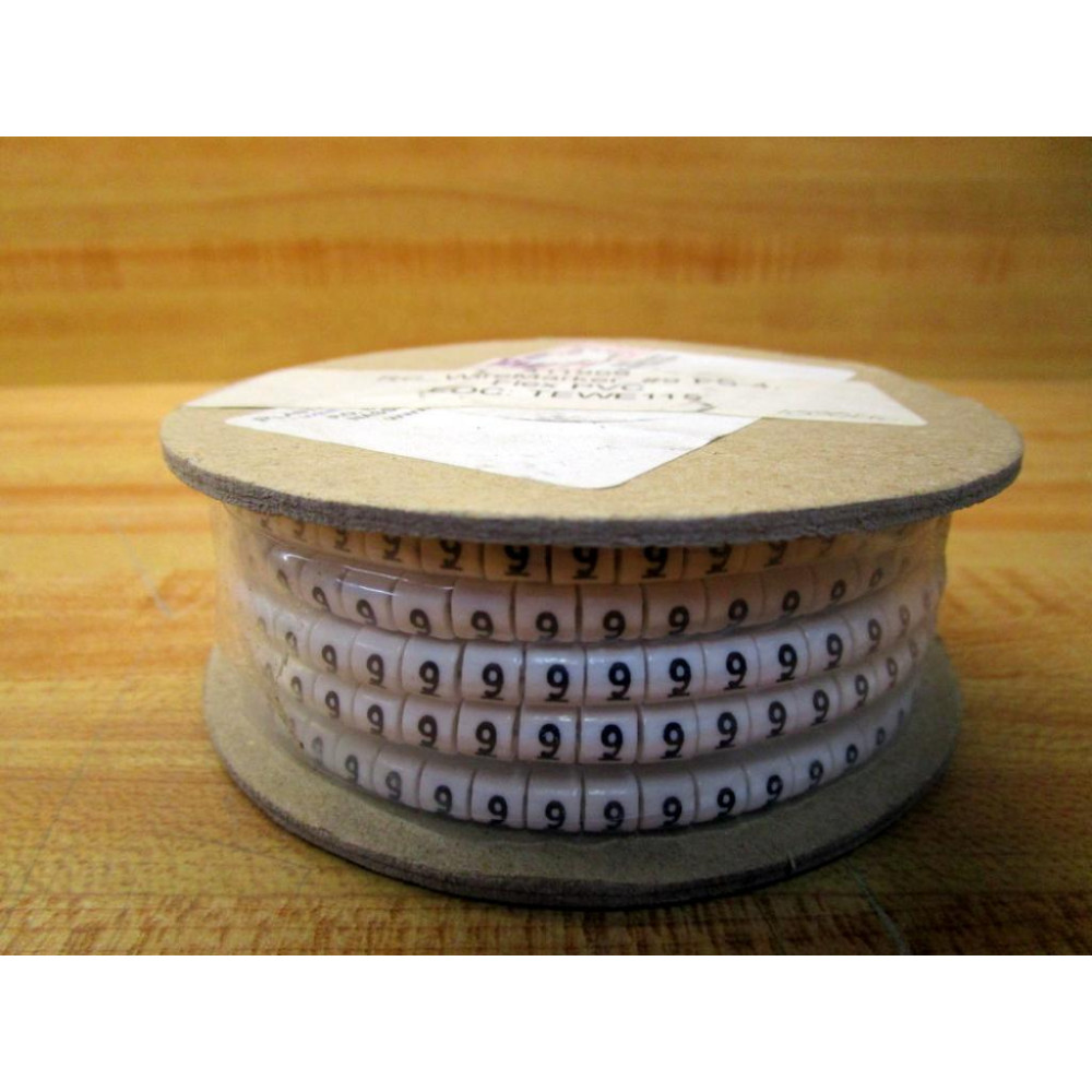 Plastic Extruded Parts 411869 Wire Marker FS-4 9 (Pack of 1000)