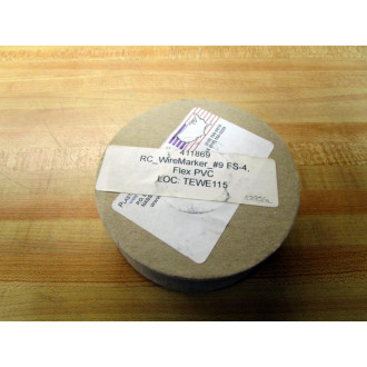 Plastic Extruded Parts 411869 Wire Marker FS-4 9 (Pack of 1000)