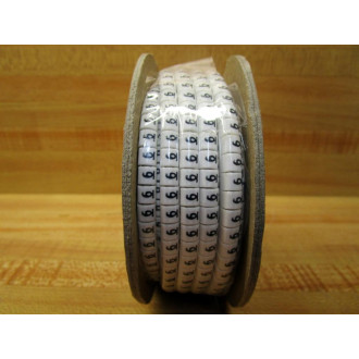 Plastic Extruded Parts 411866 Wire Marker FS-4 6 (Pack of 1000)