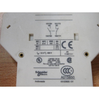 Telemecanique LAD8N11 Schneider Contact Block - New No Box