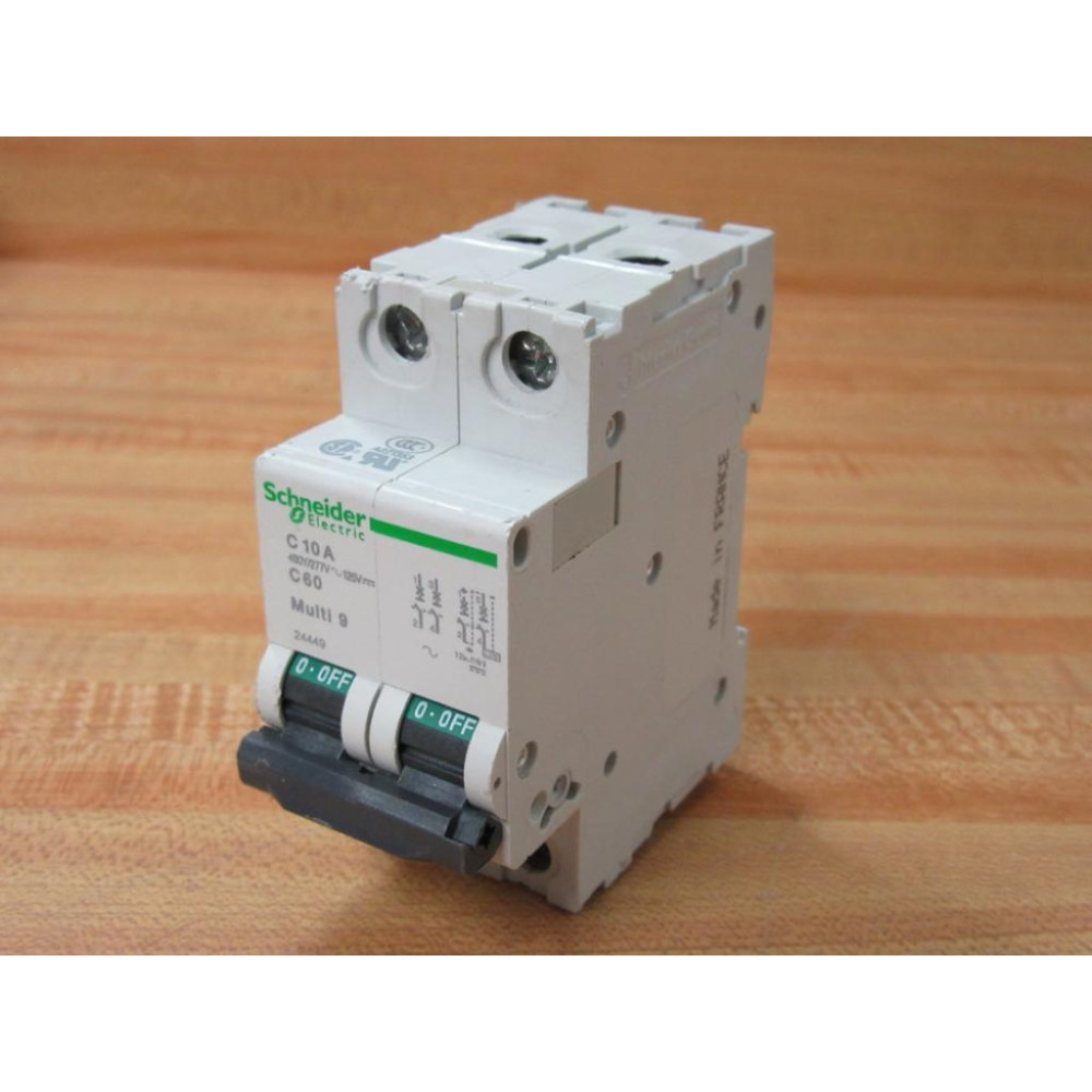Schneider 24449 10A Breaker MG24449 Merlin Square D 2 Pole - New No Box