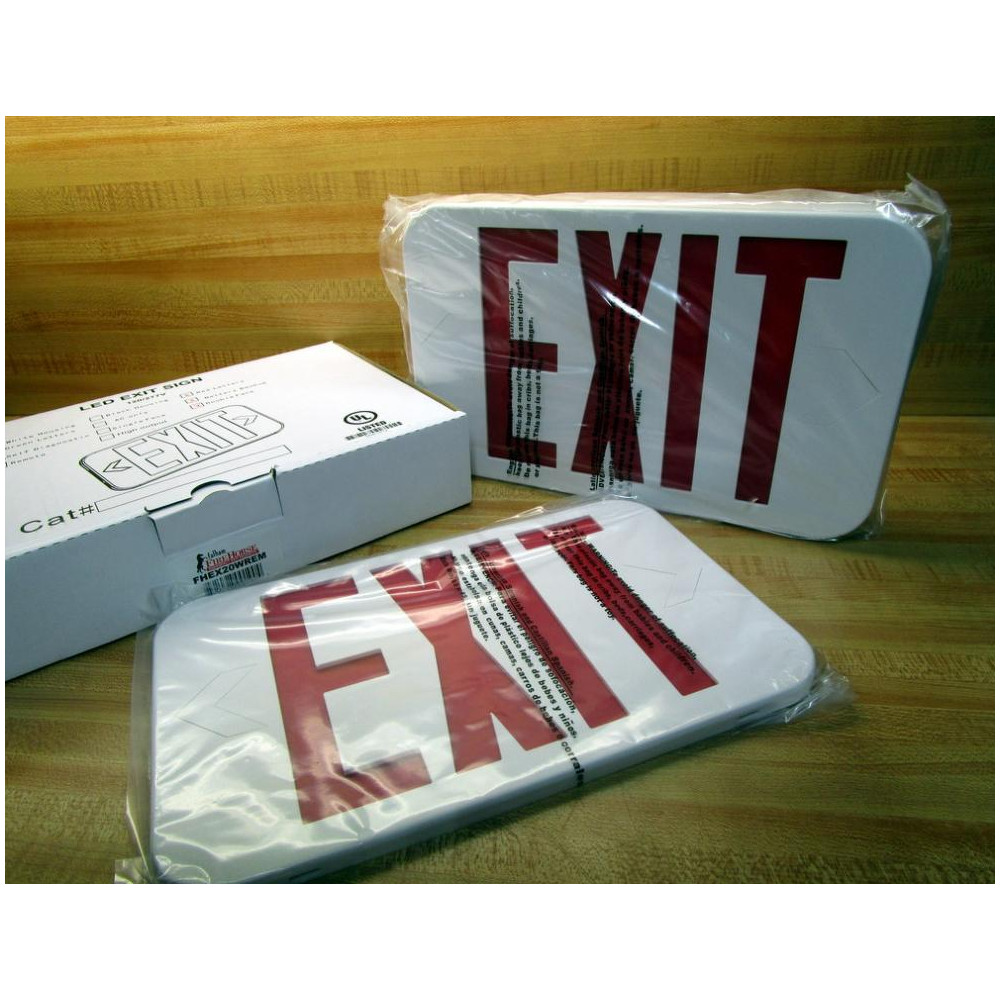 Fulham FHEX20WREM LED Exit Sign