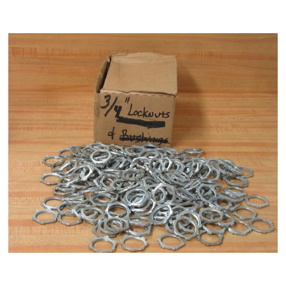 Regal 802 34" Steel Conduit Locknuts (Pack of 197)