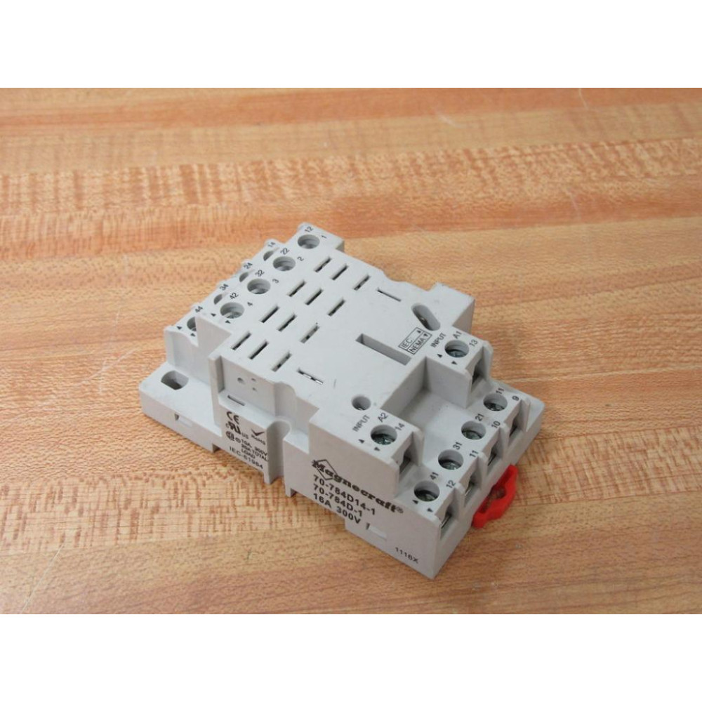 Magnecraft 70-784D14-1 Relay Socket 70-784D-1 (Pack of 3) - New No Box
