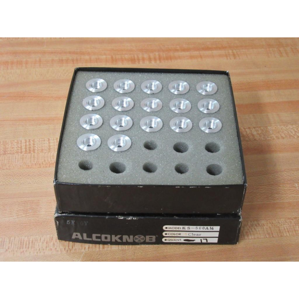 Alco Knob KS-500A18 Fluted Knob WLine Indicator KS500A18 (Pack of 17)