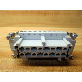Harting 09 33 016 2701 Connector HAN 16 E-BU-S - New No Box