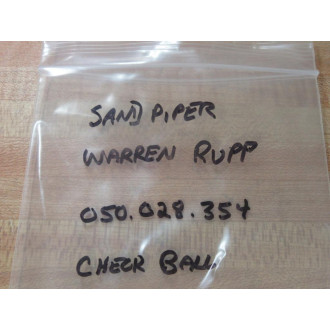 Warren Rupp Sand Piper 050.028.354 Check Ball 050028354 - New No Box