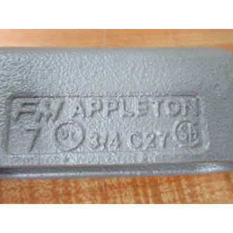Appleton 34" C27 34" Conduit Body 34C27 (Pack of 2) - New No Box