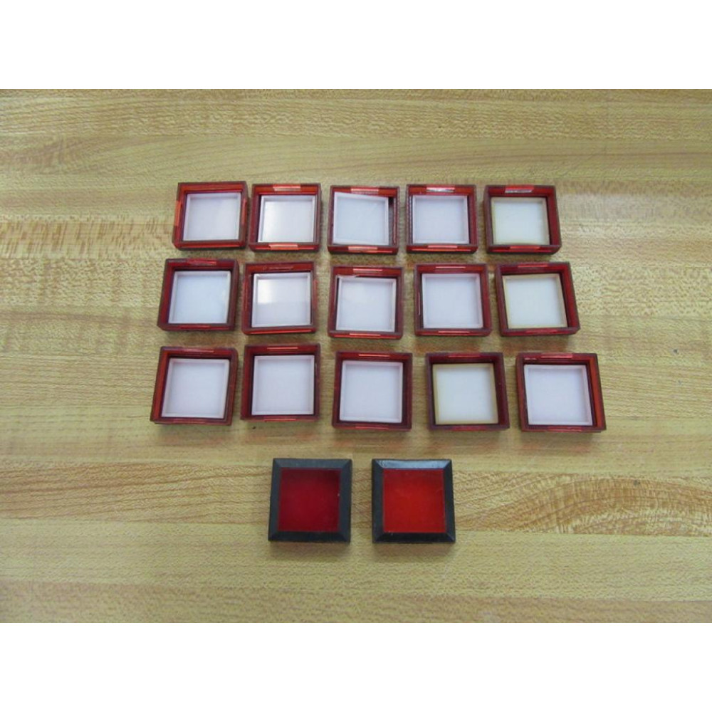 Allen Bradley 800A-N10A Lens Red (Pack of 17) - Used