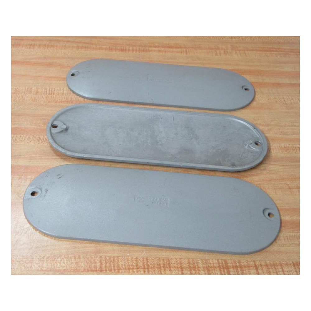 Generic E30640 Conduit Body Cover 2-12"-3" (Pack of 3) - New No Box