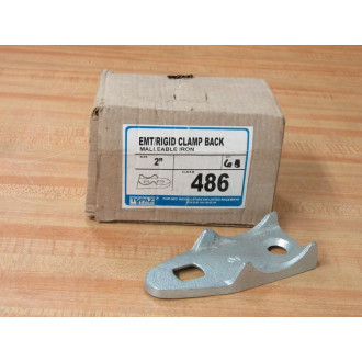 Topaz 486 2" EMTRigid Clamp Back (Pack of 6)