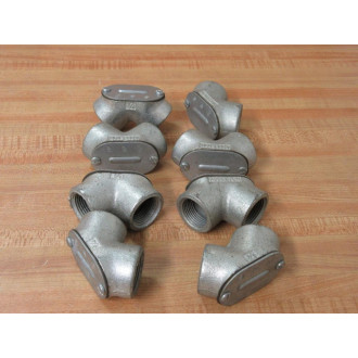 Appleton FF-075 34" 90° Corner Elbow FF075 (Pack of 8) - New No Box