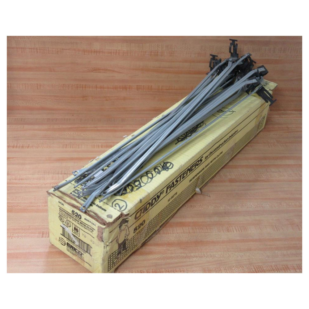 Erico Caddy 520 Suspension Bar With Clips (Pack of 18)