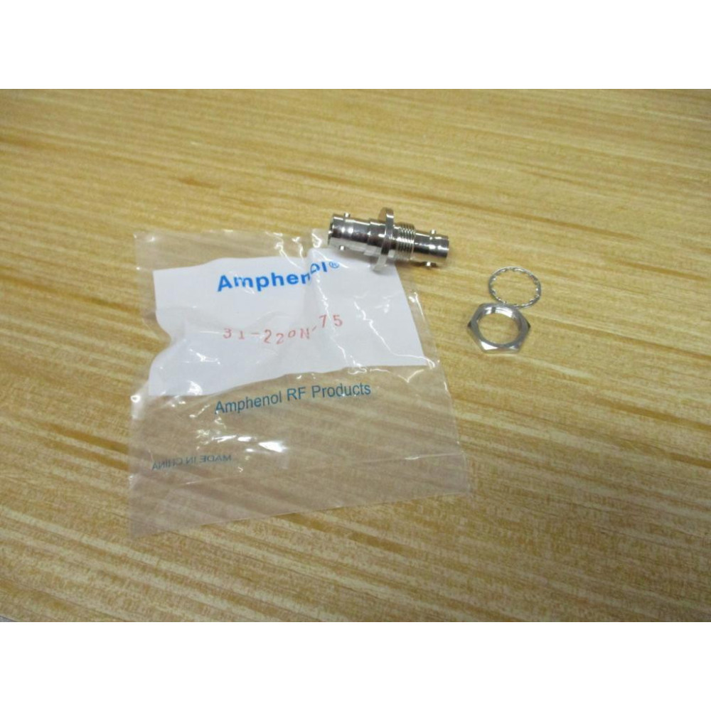 Amphenol 31-220N-75 BNC Connector 31220N75