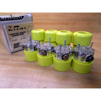 Slater L-5-20-C Locking Blade Connector L520C (Pack of 4)