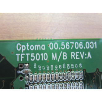 Optoma 00.567.001 Circuit Board 00567001 Damaged Connector - Parts Only