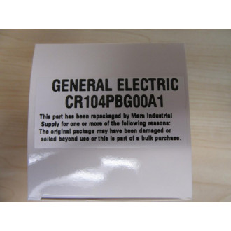 General Electric CR104PBG00A1 Pushbutton Operator GE