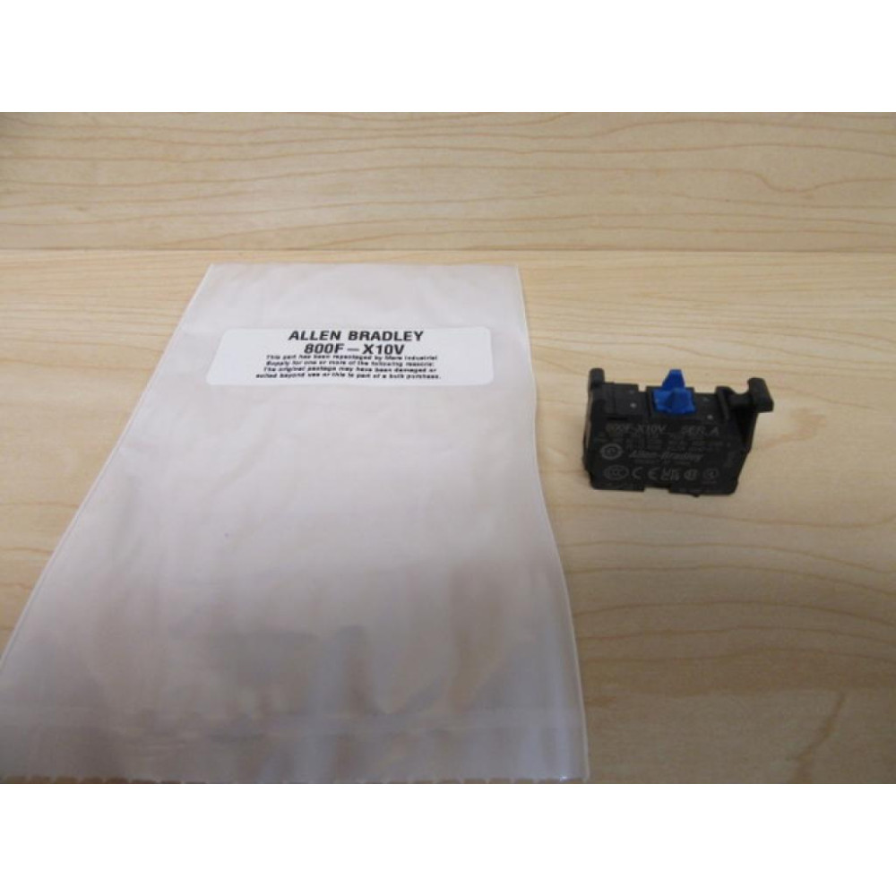 Allen Bradley 800F-X10V Contact Block 800FX10V