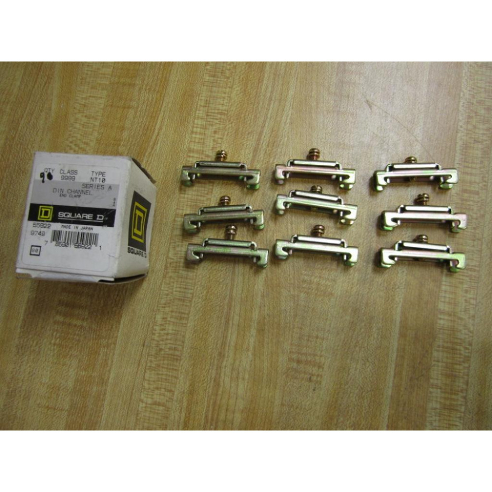 Square D 9999-NT10 End Clamp 9999NT10 BNL5 (Pack of 9)
