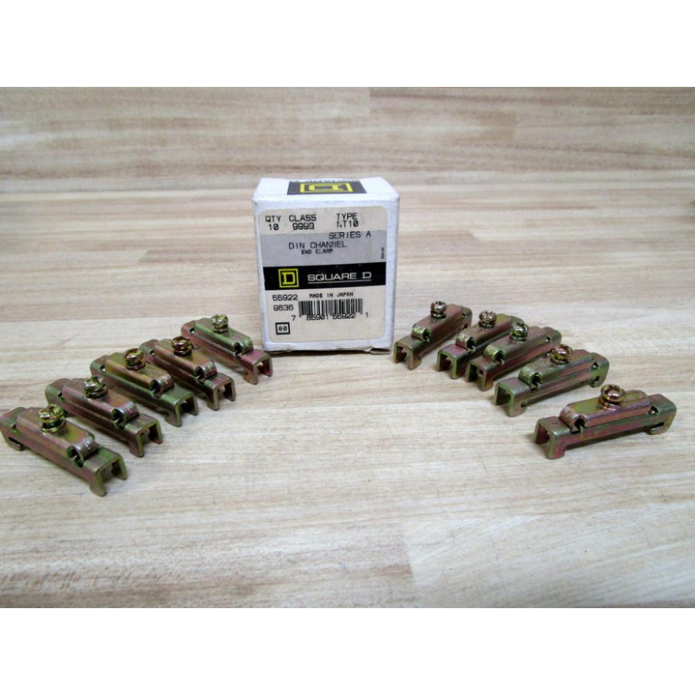 Square D 9999-NT10 End Clamp 9999NT10 BNL5 (Pack of 10)