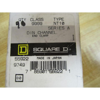 Square D 9999-NT10 End Clamp 9999NT10 BNL5 (Pack of 9)
