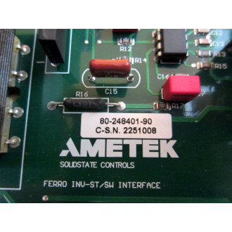 Ametek 80-248401-90 Ferro INV-STSW Interface Board 70-414830-90 - New No Box