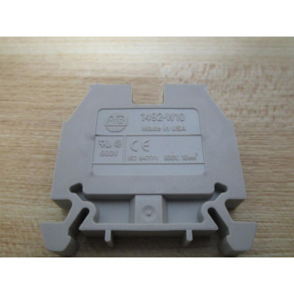 Allen Bradley 1492-W10 Block 1492W10 Gray (Pack of 25) - Used