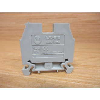 Allen Bradley 1492-W10 Block 1492W10 Gray (Pack of 25) - Used