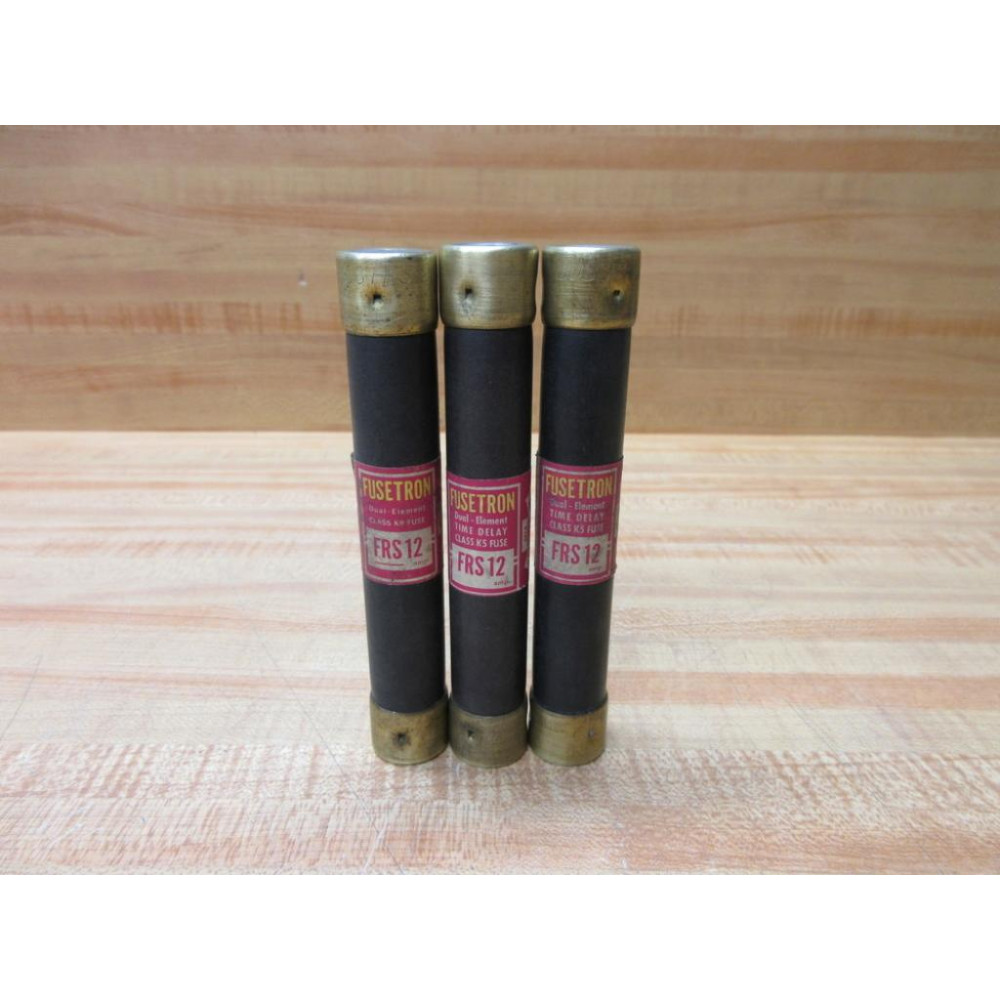 Buss FRS-12 Bussmann Fuse FRS12 (Pack of 3) - New No Box