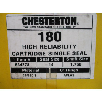 Chesterton 180 Cartridge Single Seal 634278