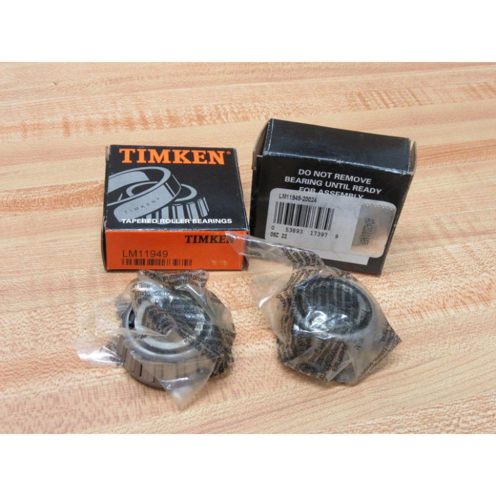 Timken LM11949 Tapered Roller Bearing (Pack of 2)