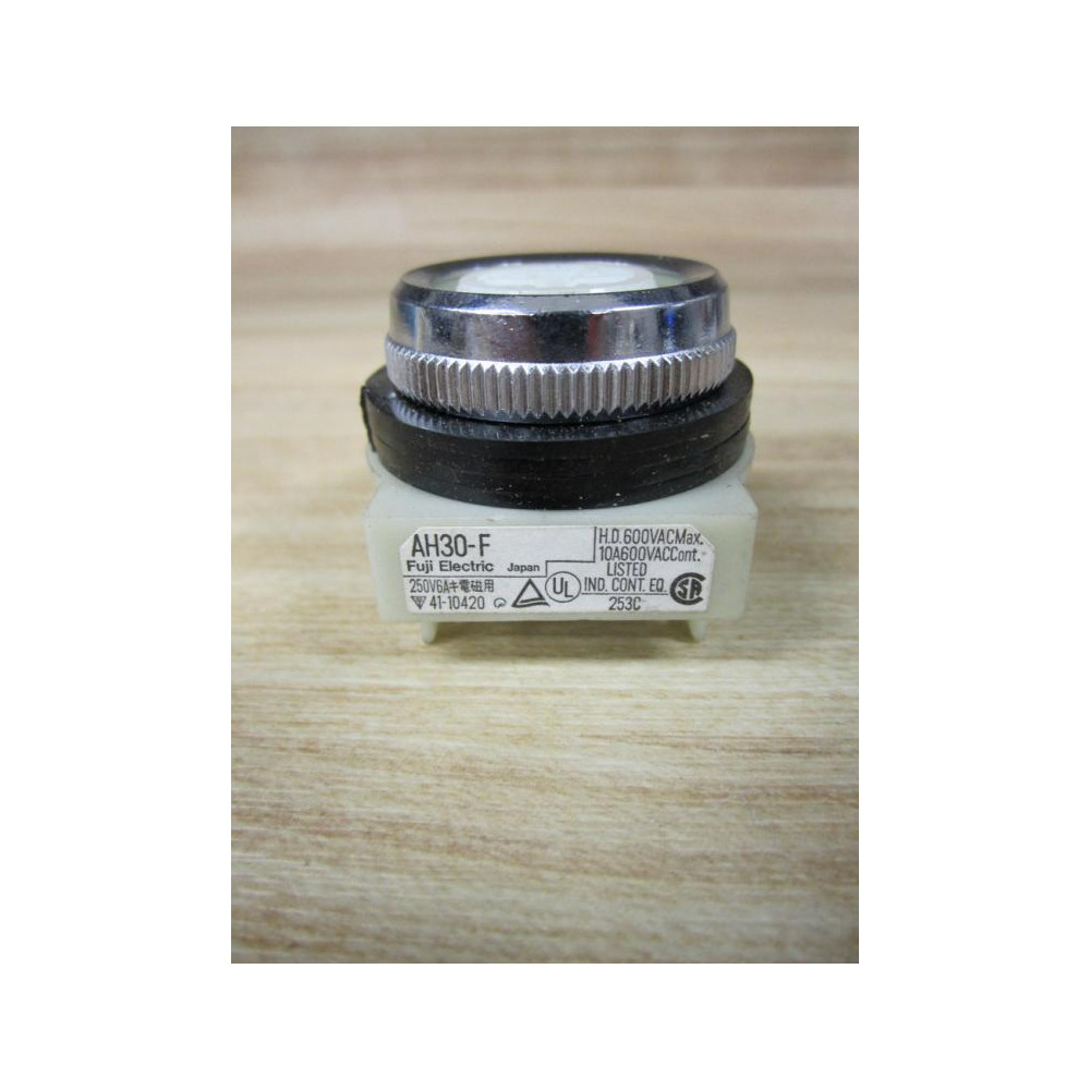 Fuji Electric AH30-F Contact Block AH30F WO Button - New No Box