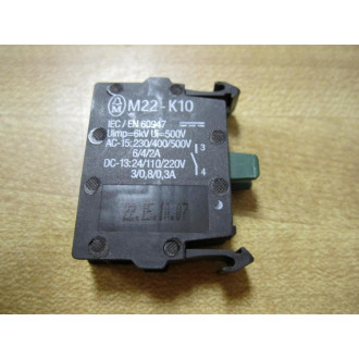 Moeller Klockner M22-K10 Eaton Block Cutler Hammer - New No Box