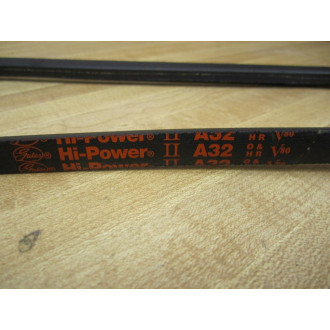 Gates A32 Hi-Power II V-Belt (Pack of 2)