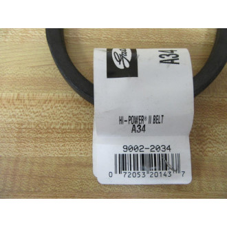 Gates A34 Hi-Power II V-Belt 9002-2034