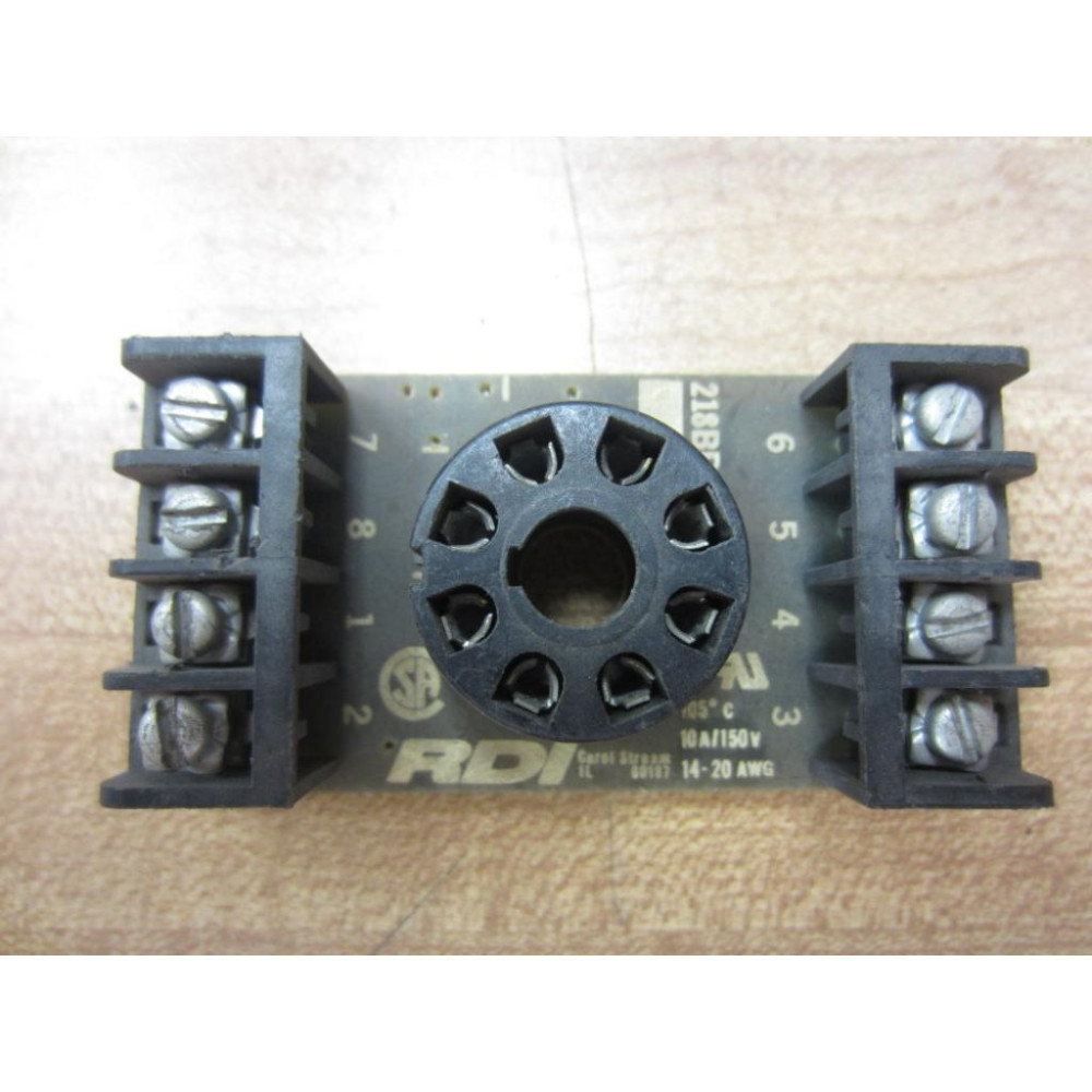 RDI 218BR Relay Socket 620-0094 - Used