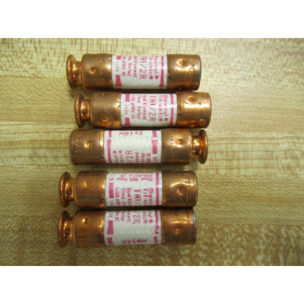 Gould Shawmut Ferraz TR12R Mersen Fuse Cross Ref 4TCL2 (Pack of 5) - New No Box