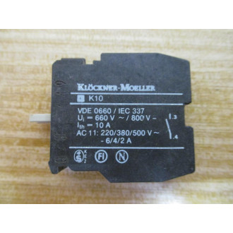 Eaton Cutler Hammer Moeller EK10 Contact K10 - New No Box