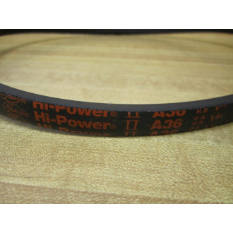 Gates A36 Hi-Power II V-Belt (Pack of 2) - New No Box