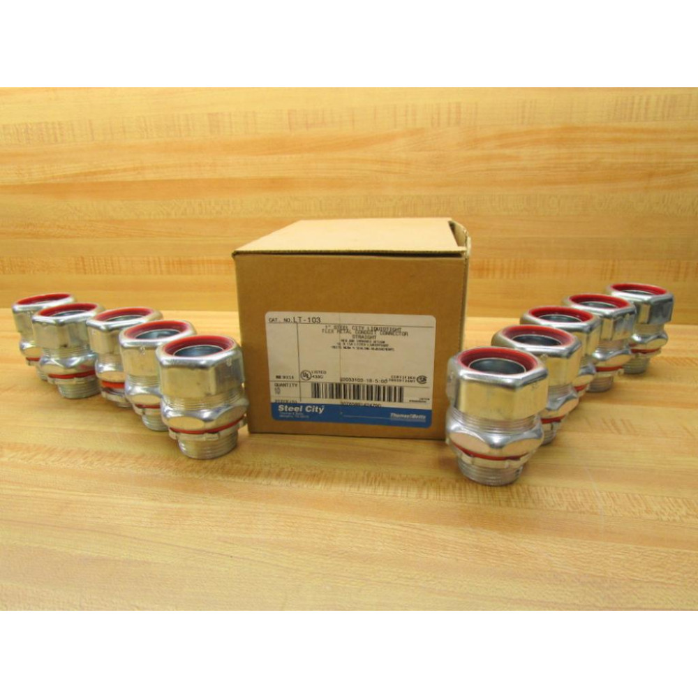 Steel City LT-103 Conduit Connector LT103 (Pack of 10)