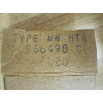 Westinghouse 966498-G Overload Heater Element BL25