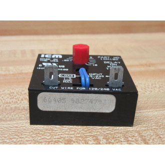 ICM ICM102 Time Delay Relay Tested 19-240VAC - New No Box