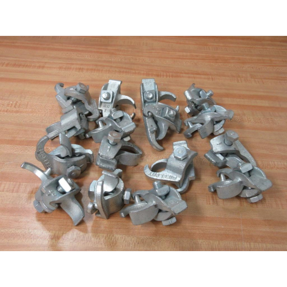 Steel City EC-1 1" Malleable Iron Pipe Clamp EC1 (Pack of 16) - New No Box