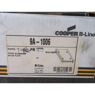 Cooper 9A-1006 9A1006 Splice Plate 9 Pair (Pack of 9)